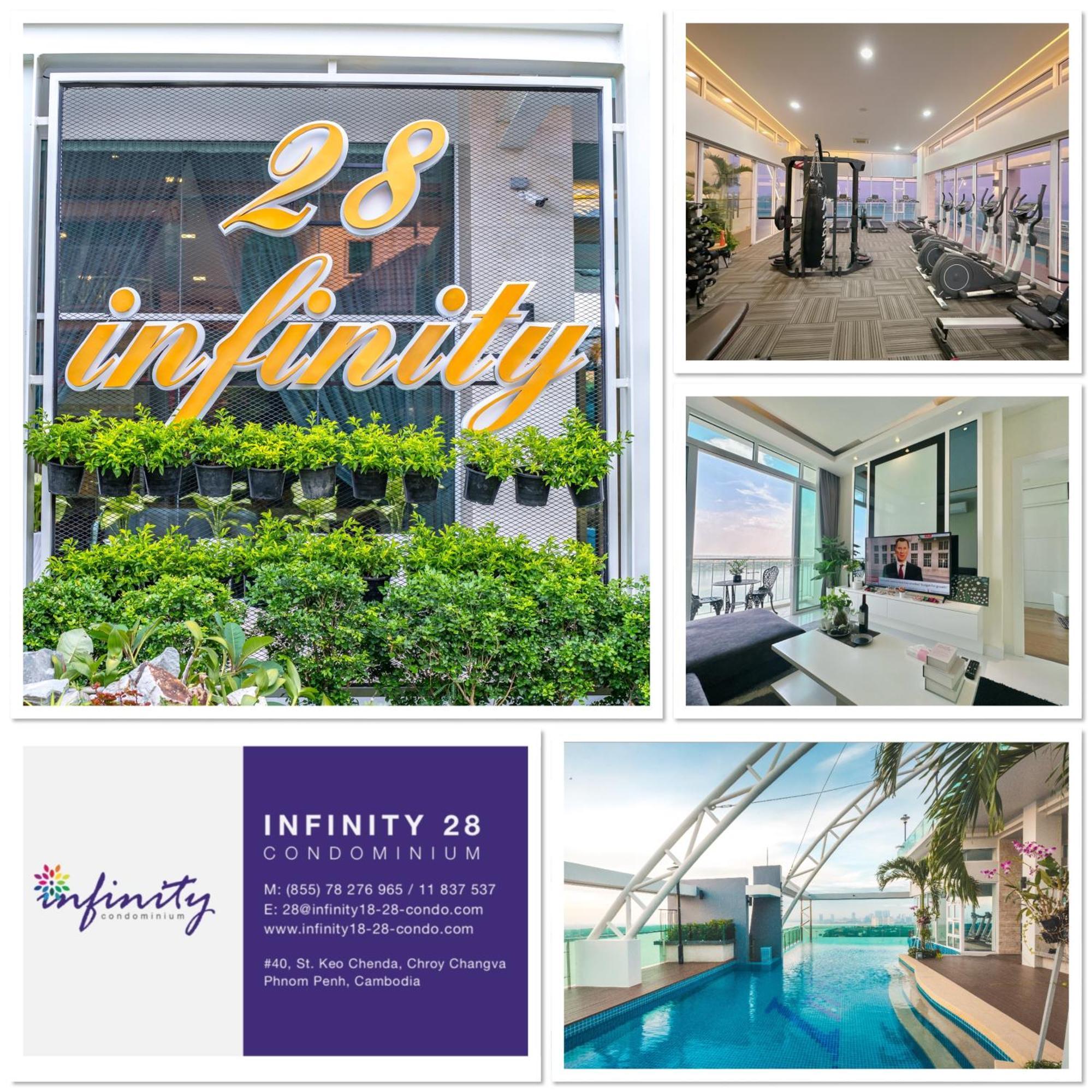 Infinity 28 Hotel And Residence Phnom-Penh Buitenkant foto
